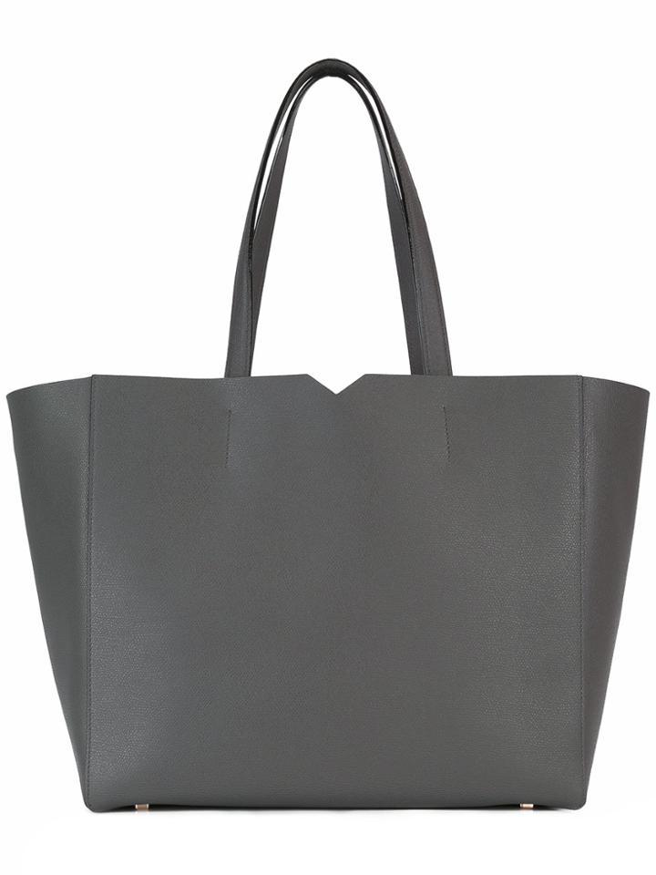 Valextra Shopping Tote - Grey