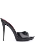 Maison Ernest Passion 13 Heeled Mules - Black