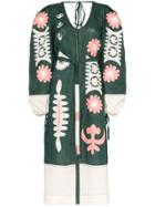 Vita Kin Muscat Embroidered Dress - Multicoloured