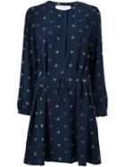 Vanessa Bruno Athé Geometric Print Shirt Dress, Women's, Size: 38, Blue, Viscose