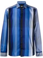 Etro Block Striped Shirt - Blue