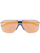 Mykita - Oak Sunglasses - Unisex - Polyamide/steel - One Size, Blue, Polyamide/steel