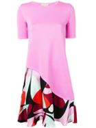 Emilio Pucci Alex Print Insert Dress - Pink