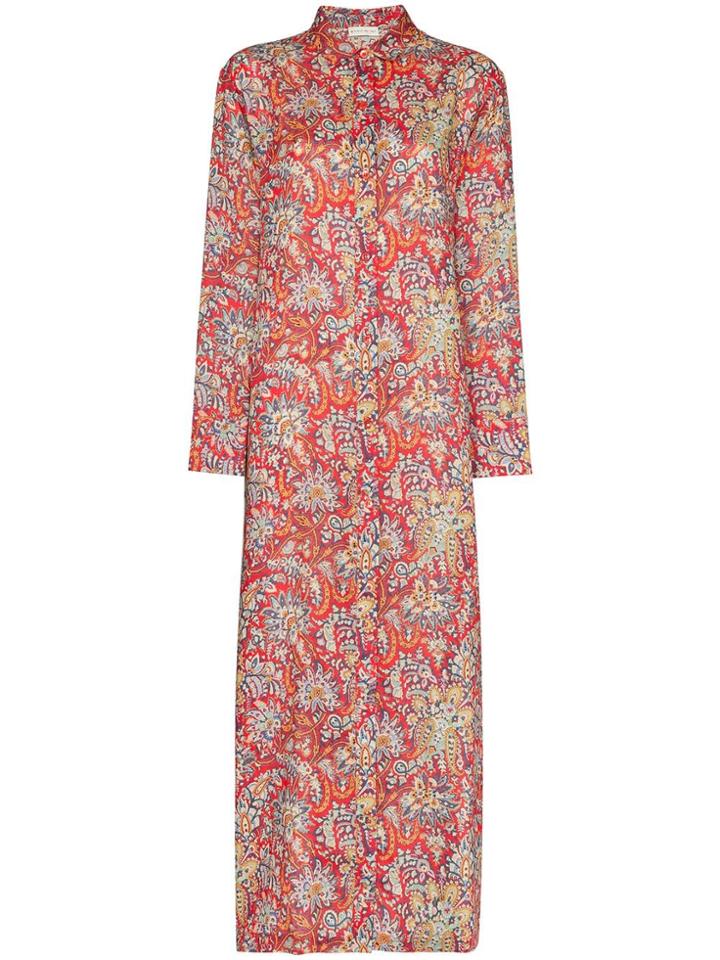 Etro Fiordaliso Paisley Print Tunic - Red