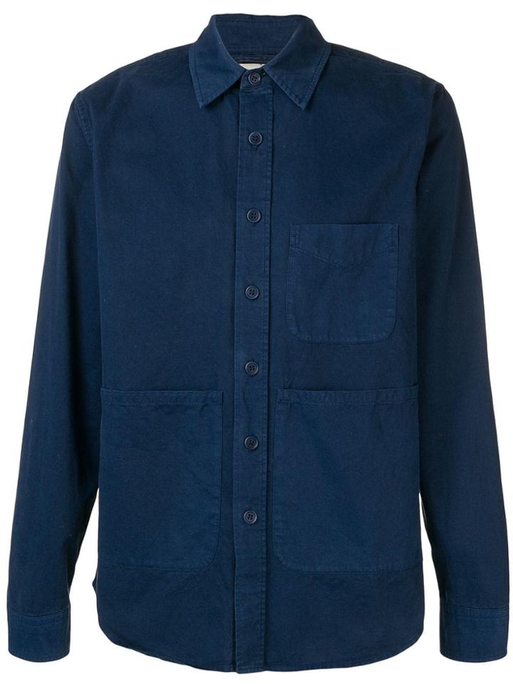 Aspesi Front Pockets Shirt - Blue