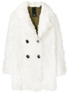 Numerootto Veronica Double Breasted Coat - White