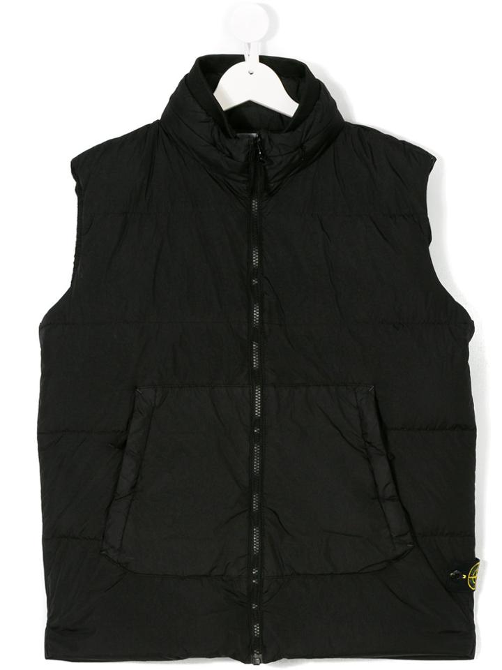 Stone Island Junior Teen Classic Gilet - Black