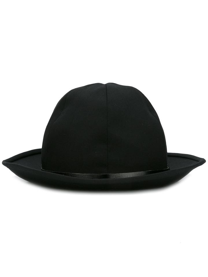 Yohji Yamamoto 6 Panel Hat, Men's, Black, Wool