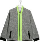 Stella Mccartney Kids Teen Contrast Middle Stripe Jacket - Grey