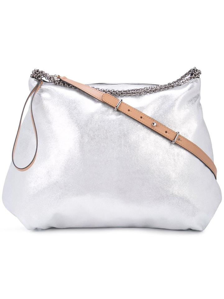 Barbara Bui Large Shoulder Bag - Silver