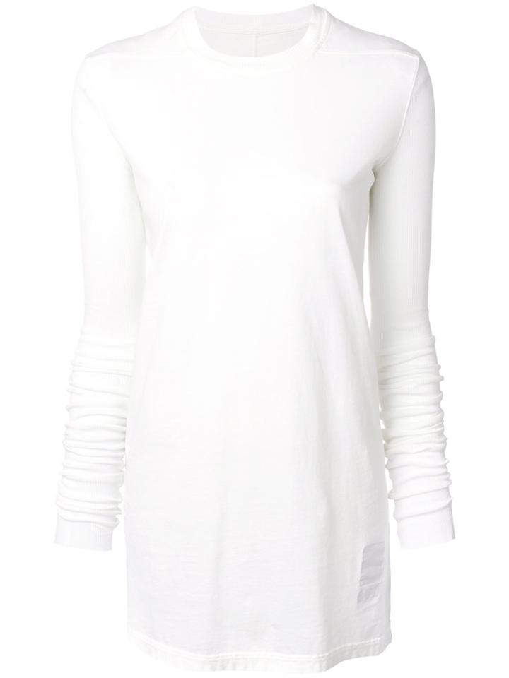 Rick Owens Drkshdw Classic Fitted Top - White