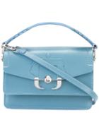 Paula Cademartori Twi Twi Shoulder Bag, Women's, Blue, Calf Leather