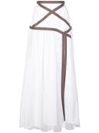 Rosie Assoulin Applesauce Criss Cross Maxi Skirt - White