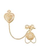 Christian Dior Vintage Heart & Pendant Brooch