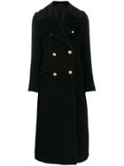 Tagliatore Britta Button Detail Coat - Black