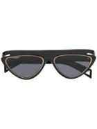 Fendi Eyewear Geometric-frame Sunglasses - Black