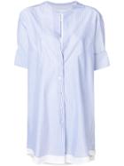 Lila. Eugenie Button-up Beach Dress - Blue