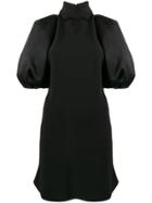 Ellery Puff Sleeve Dress - Black