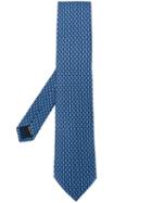 Salvatore Ferragamo Guitar Print Tie - Blue