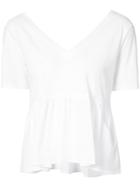 A.l.c. Flared-hem T-shirt - White