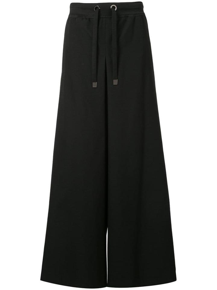 Fumito Ganryu Wide-leg Long Trousers - Black