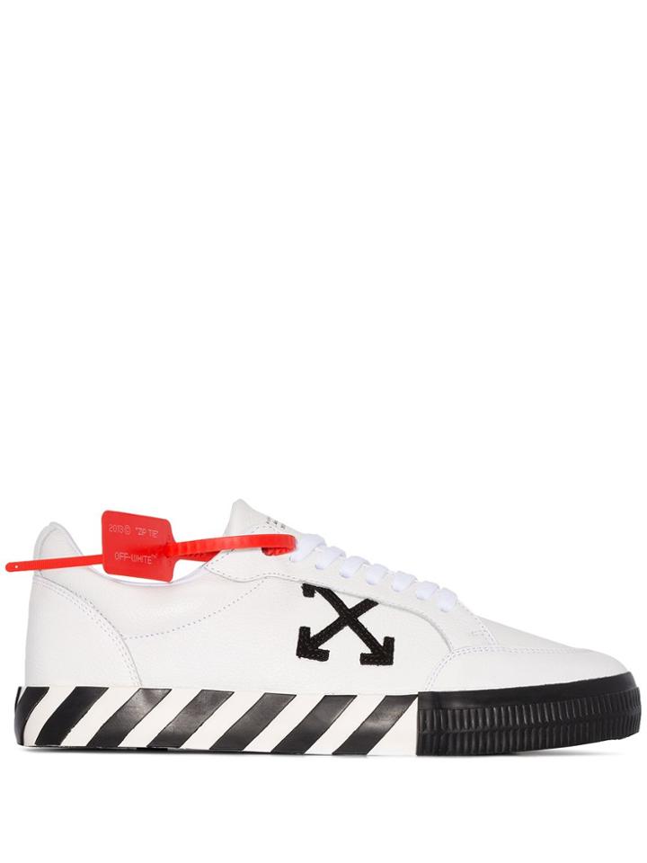 Off-white Vulcanized Low-top Platform Sneakers