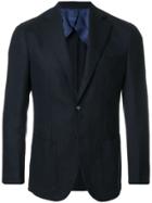 Barba Two Button Blazer - Blue