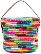 Sensi Studio Striped Bucket Tote - Multicolour