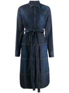 Dsquared2 Structured Shirt Denim Dress - Blue