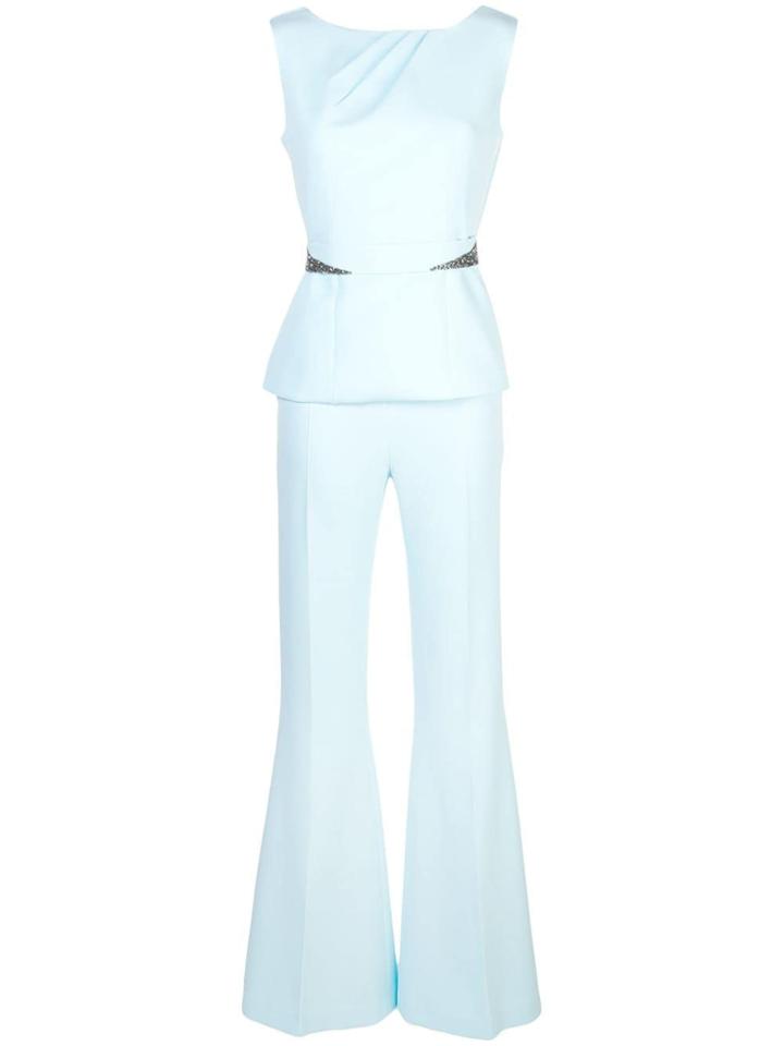 Safiyaa London Wide Leg Jumpsuit - Blue