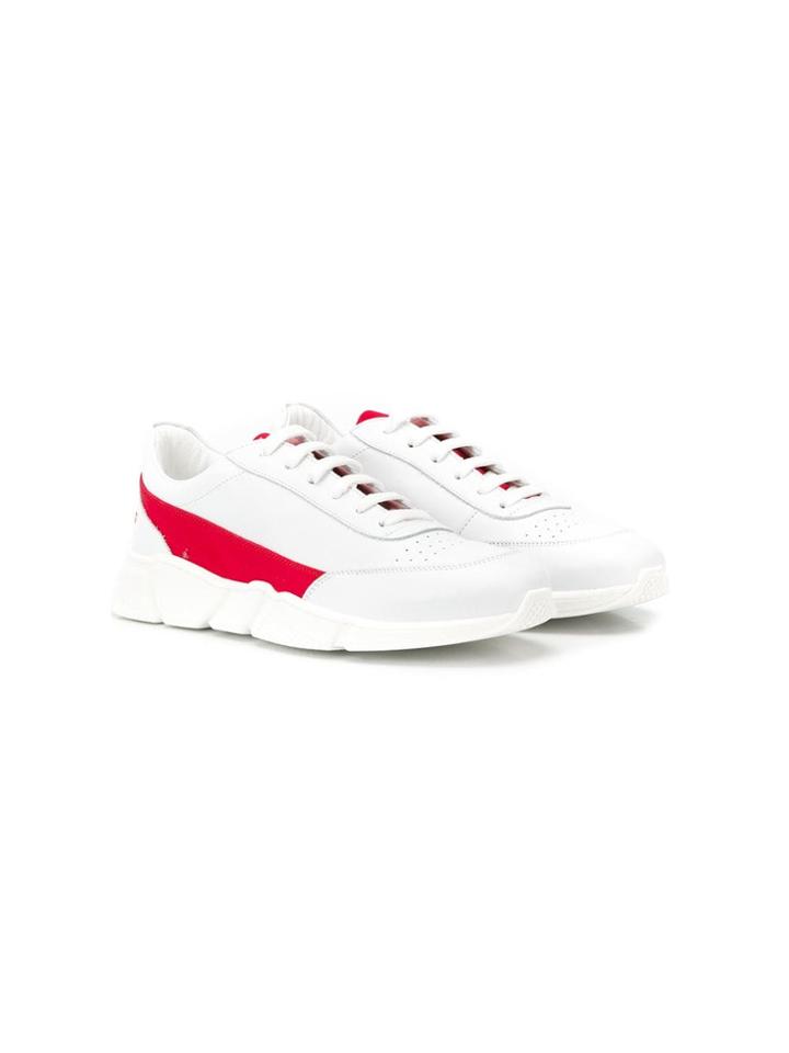 Joshua Sanders Kids Zelda Lace-up Sneakers - White