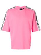 Puma Side Stripe Oversized T-shirt - Pink & Purple