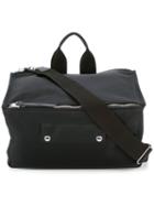 Givenchy Large Pandora Shoulder Bag, Men's, Black, Cotton/polyester/polyurethane