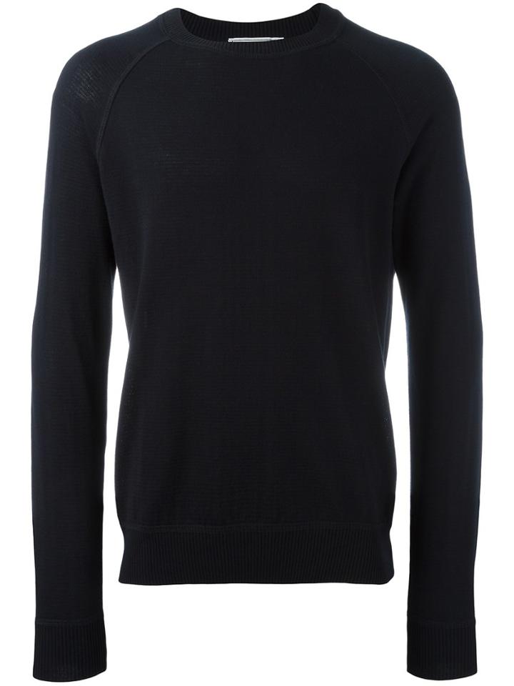 Ami Alexandre Mattiussi Raglan Sleeve Sweater - Black