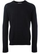 Ami Alexandre Mattiussi Raglan Sleeve Sweater - Black