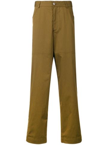 Qasimi Relaxed Trousers - Green