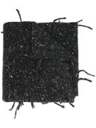 Maison Margiela Speckled Knit Scarf - Grey