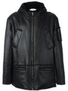 Gosha Rubchinskiy Hooded Coat, Men's, Size: Medium, Black, Acrylic/polyester