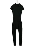 Nununu Ruffle Trim Jumpsuit - Black