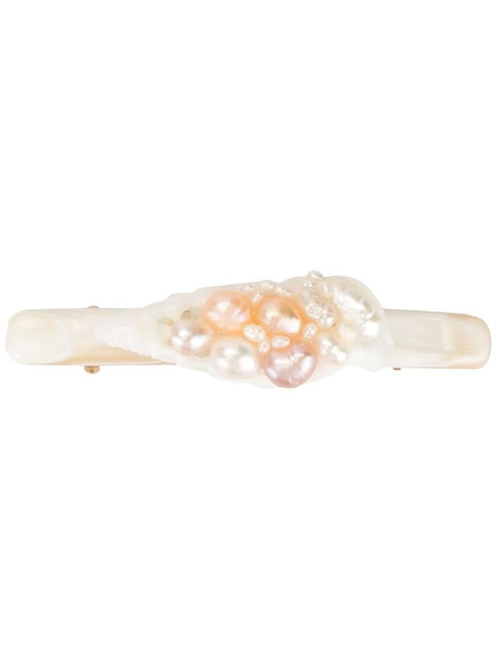 Wald Berlin Shell-detail Hairclip - White
