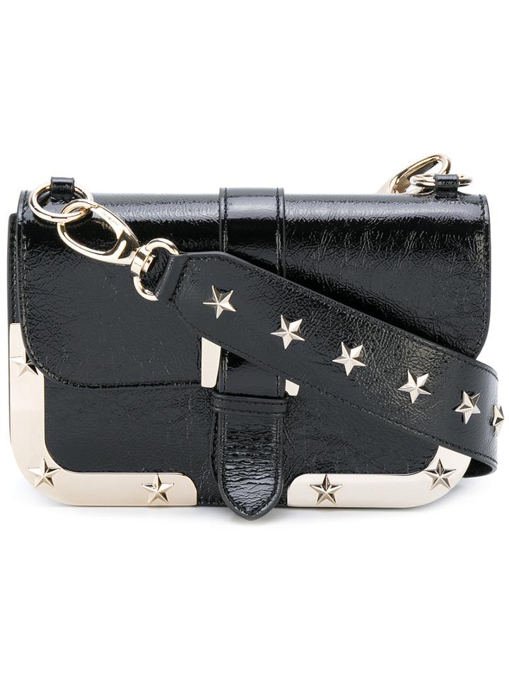Red Valentino - Shoulder Bag With Stars - Women - Leather - One Size, Black, Leather