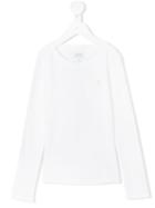 Ralph Lauren Kids - Embroidered Logo T-shirt - Kids - Cotton/modal - 4 Yrs, White