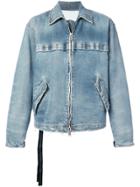 Unravel Project Zipped Denim Jacket - Blue