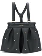 Visone Amber Studded Tote - Black