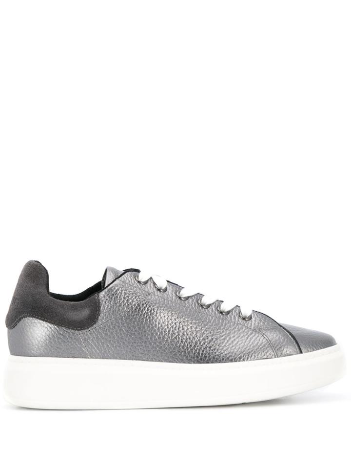 Twin-set Low Lace-up Sneakers - Grey