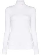 Ambush Logo Embroidered Turtleneck - White