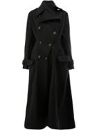 Aganovich Asymmetric Coat - Black