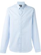 Kenzo Cutaway Collar Shirt, Men's, Size: 40, Blue, Cotton