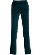 Etro Patterned Straight Leg Trousers - Blue