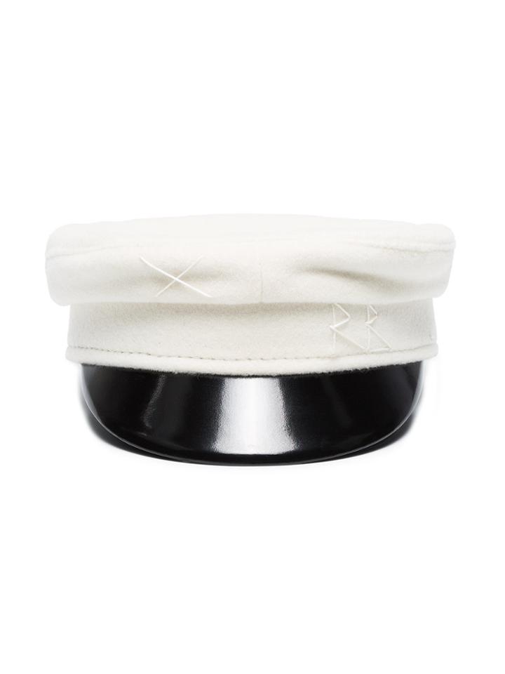 Ruslan Baginskiy White Wool Baker Boy Cap